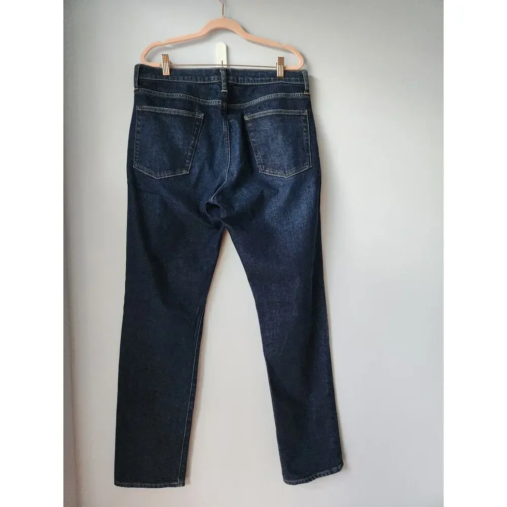 NWOT J. Crew 1040 Athletic Tapered-Fit Stretch Jean Blue 33/32